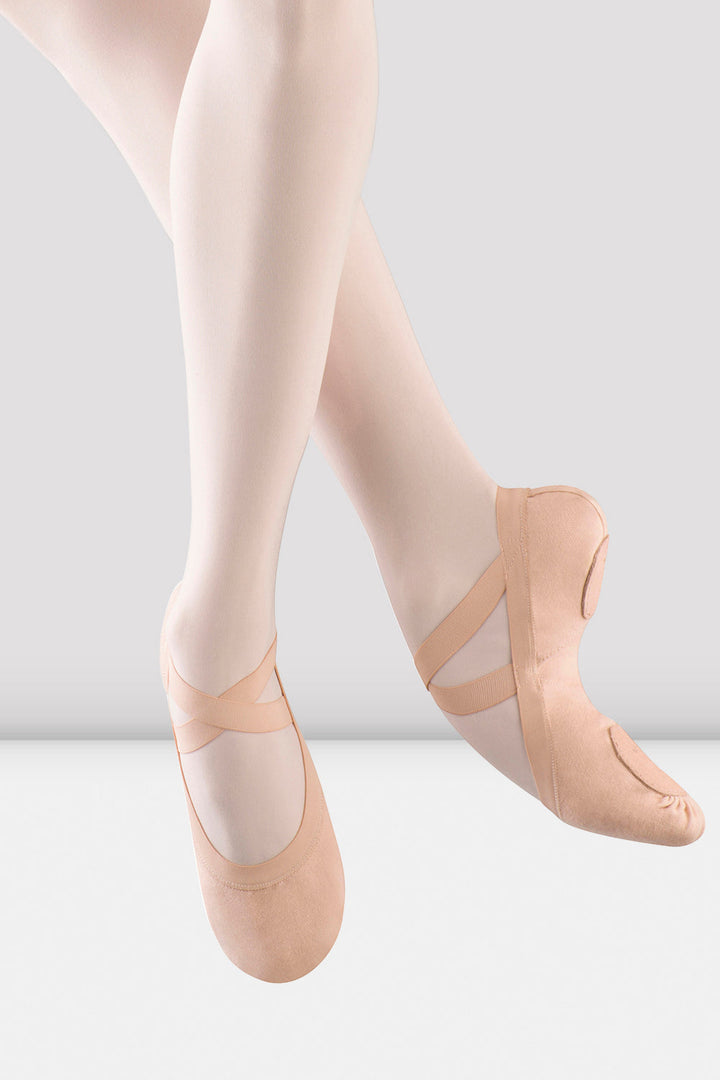 Childrens Pro-Elastic Canvas Ballet Shoes - BLOCH Dance US