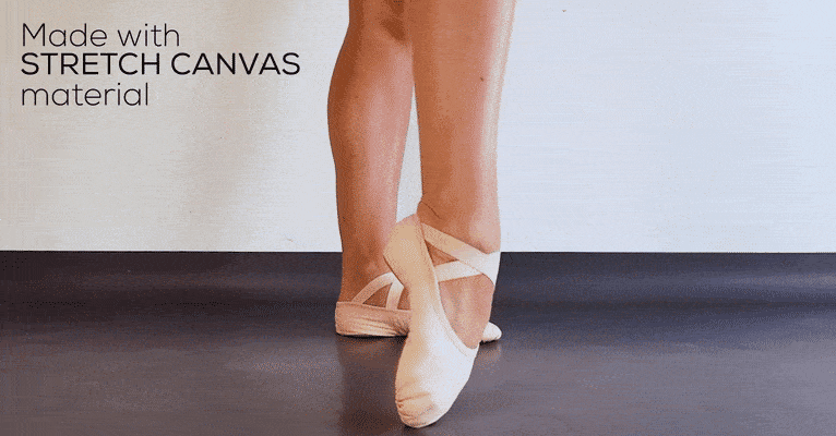 So Danca SD16 Light Pink Bliss Canvas Split Sole Ballet Shoe -  Adult