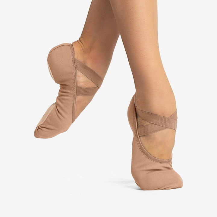 So Danca Split Sole Bali Canvas Shoe - SD18 in Suntan