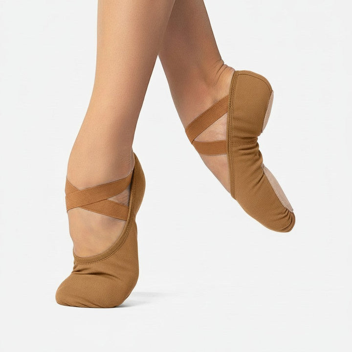 So Danca Suntan Bliss Canvas Split Sole Ballet Shoe - Adult