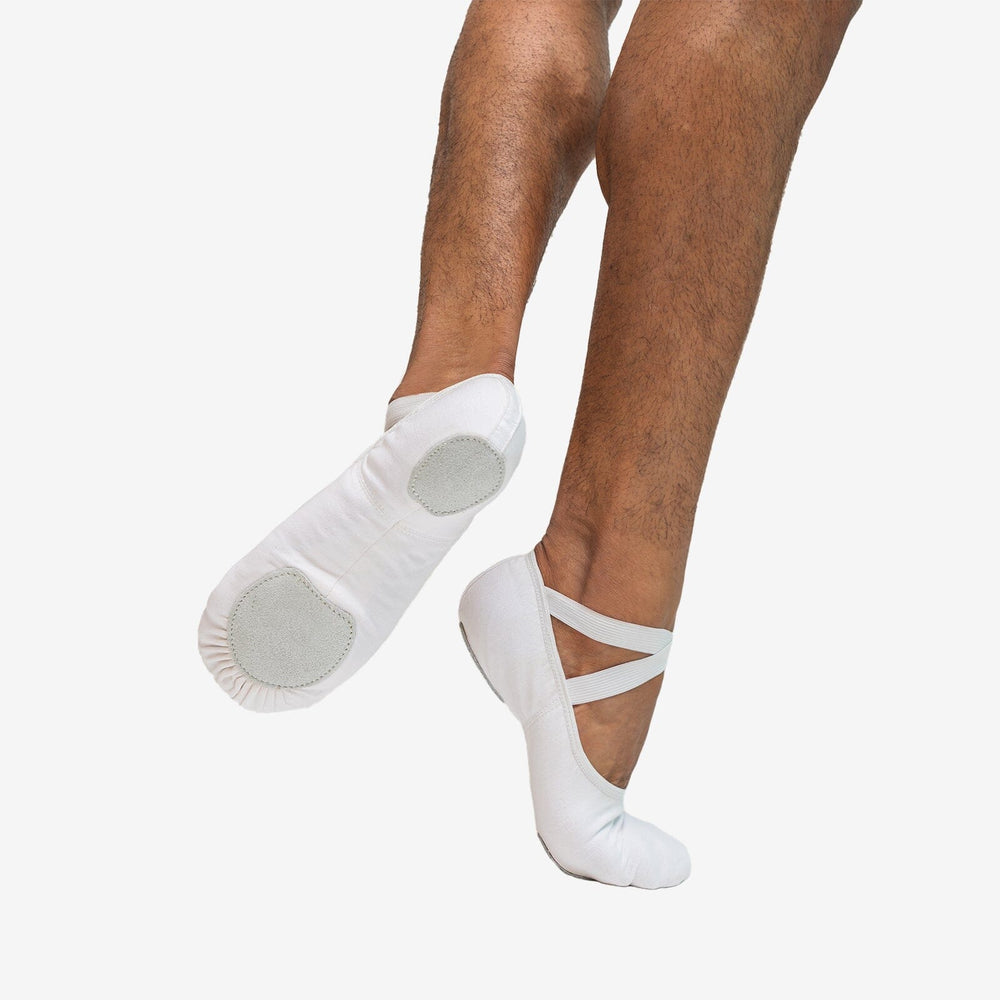 So Danca Split Sole Bali Canvas Shoe - SD18 in White
