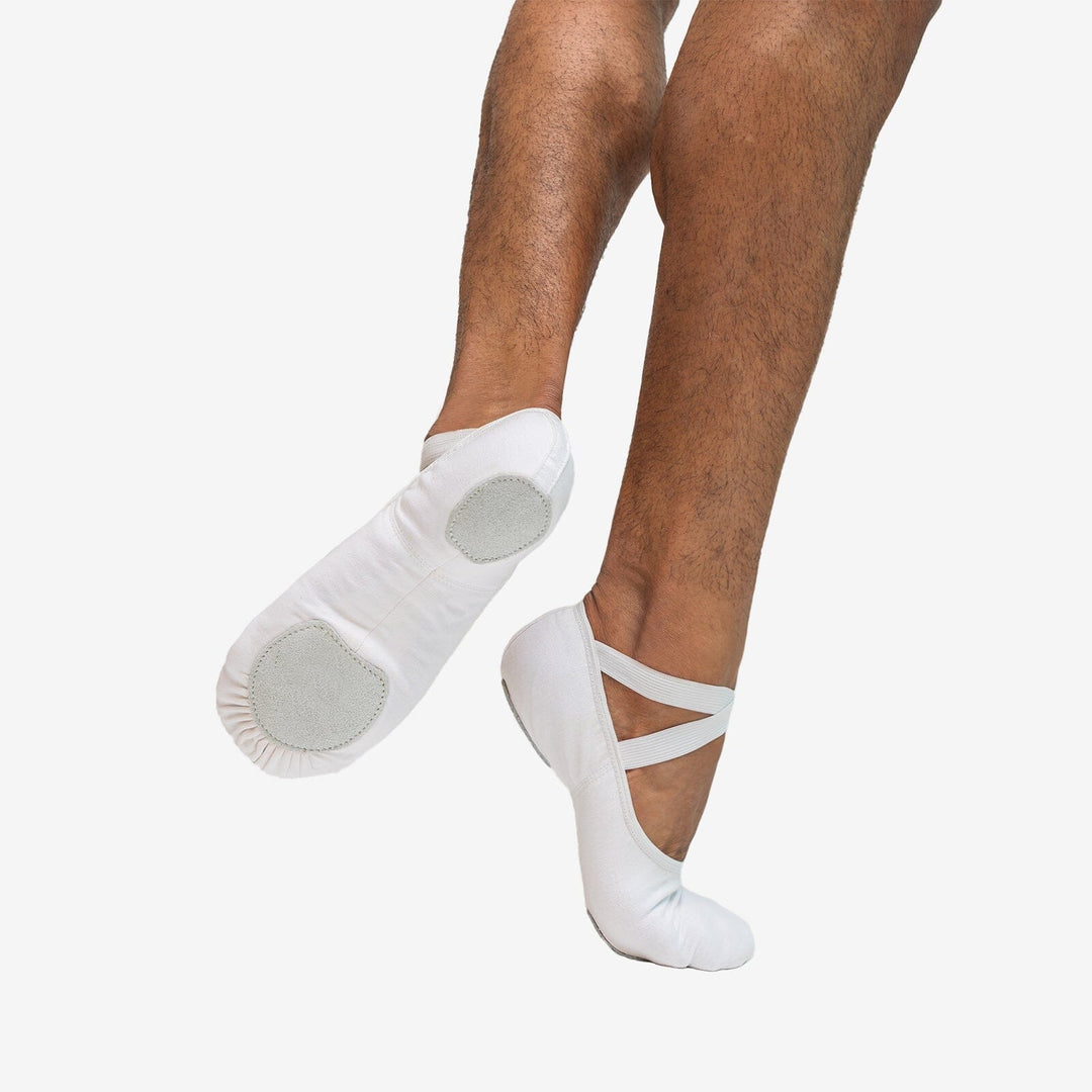 So Danca Split Sole Bali Canvas Shoe - SD18 in White