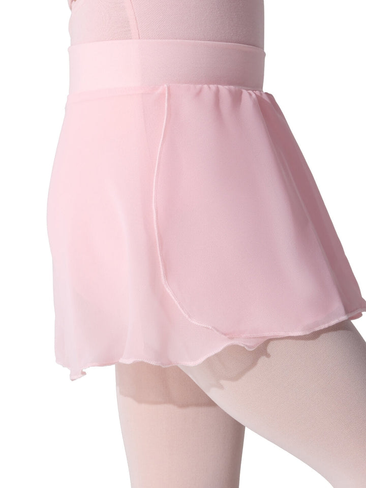 Pink skirt with a white background