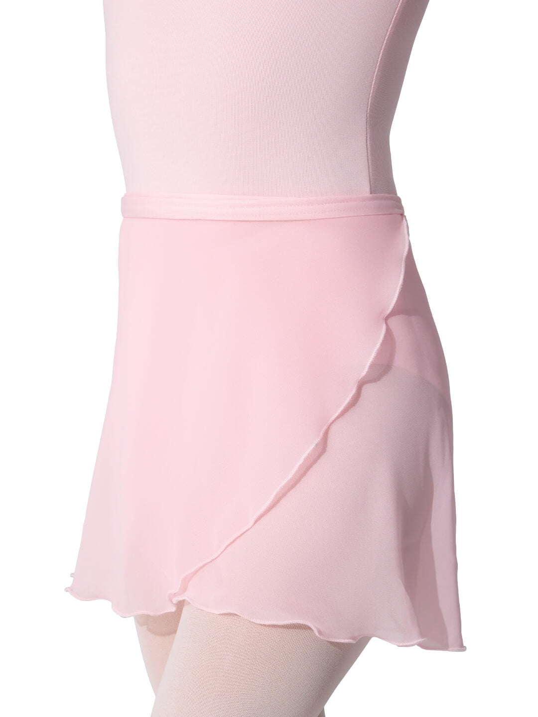 Light pink skirt with a white background