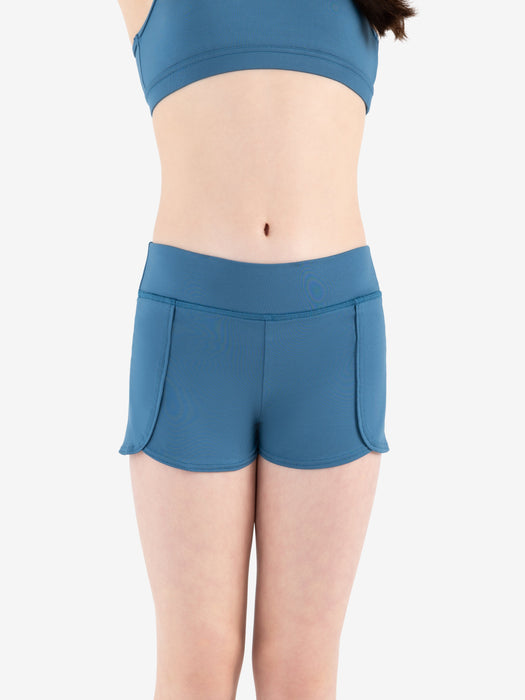 Capezio Studio Collection Short with Built in Brief - Girls