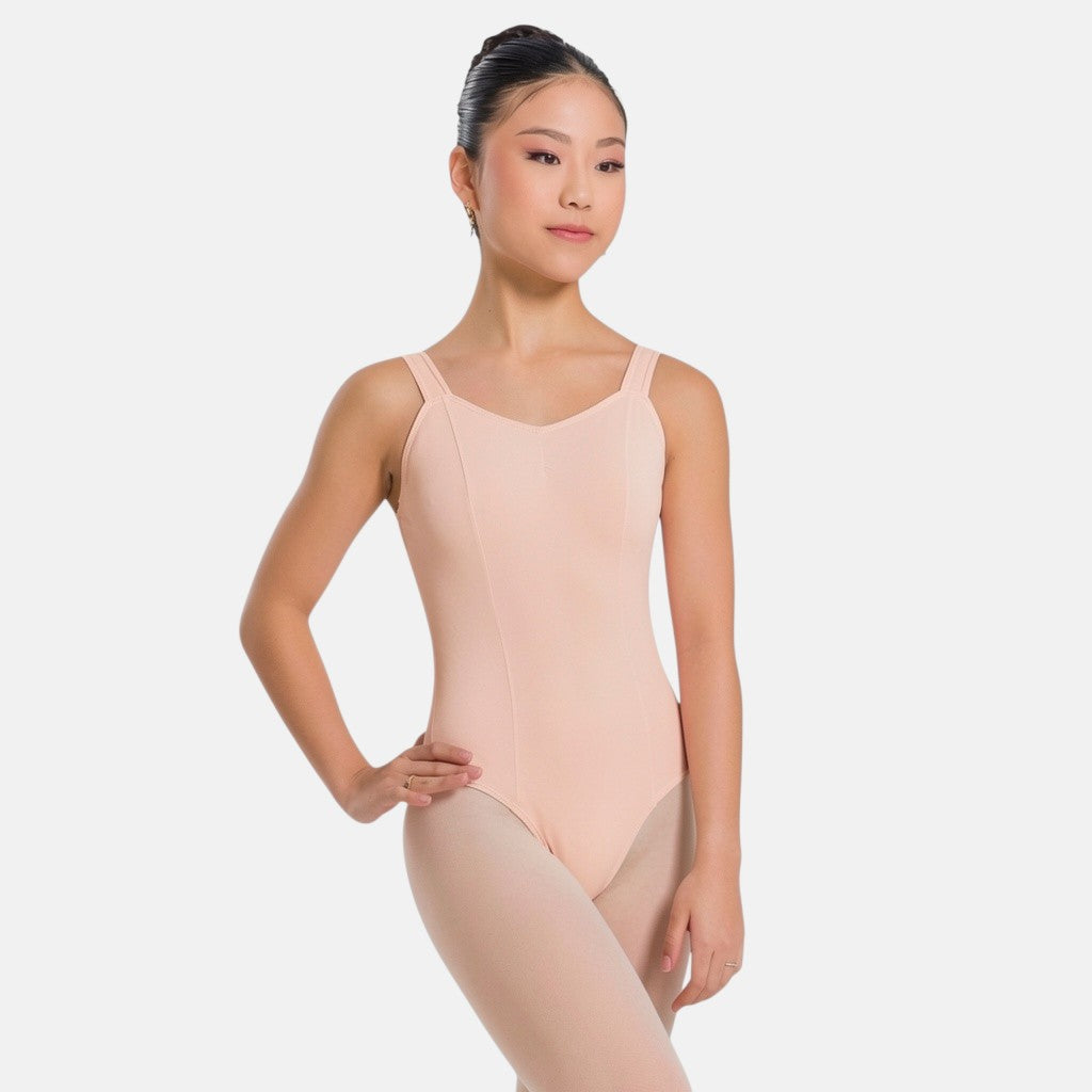 So Danca Amelia Adult Tank Leotard with Princess Seams - UPDATED - SL10 - Antique Rose