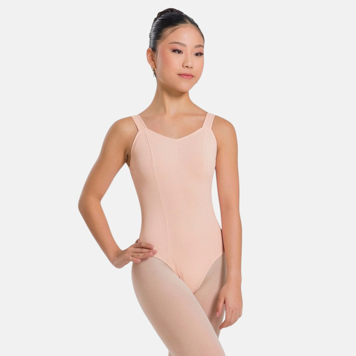 So Danca Amelia Adult Tank Leotard with Princess Seams - UPDATED - SL10 - Antique Rose