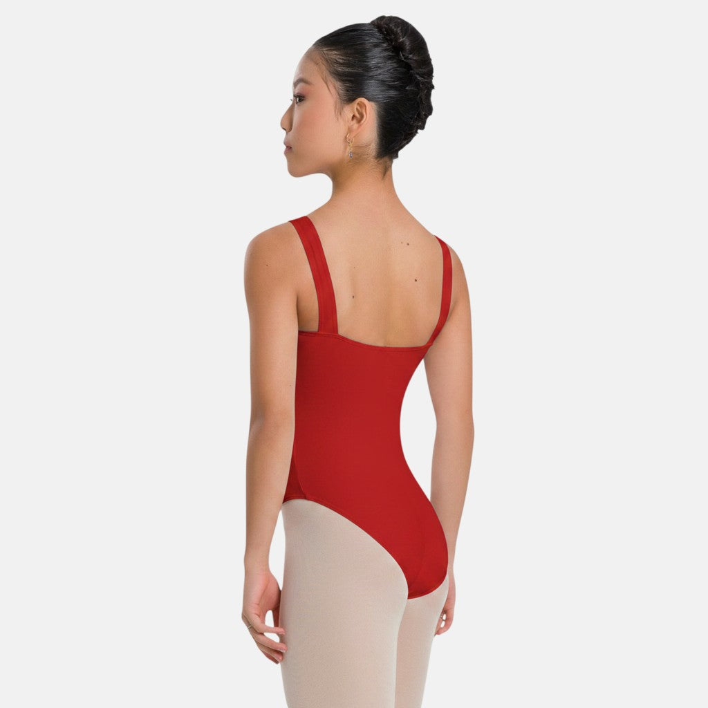 So Danca Amelia Adult Tank Leotard with Princess Seams - UPDATED - SL10 - Red