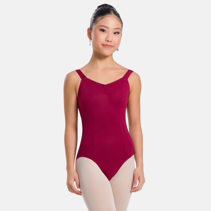 So Danca Amelia Adult Tank Leotard with Princess Seams - UPDATED - SL10 - Burgundy
