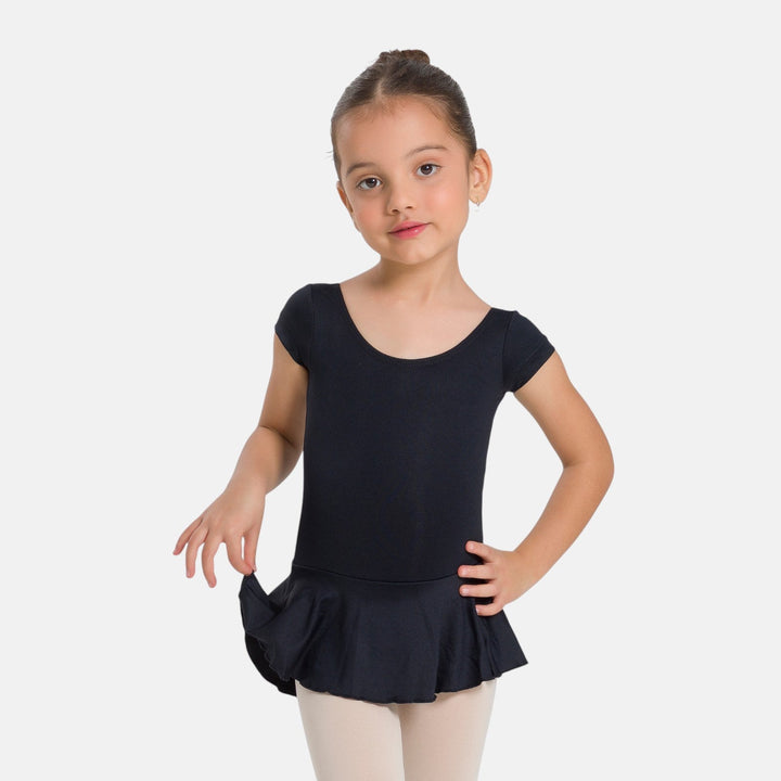 So Danca Christabel Girls Short Sleeve Ballet Dress with Bow
