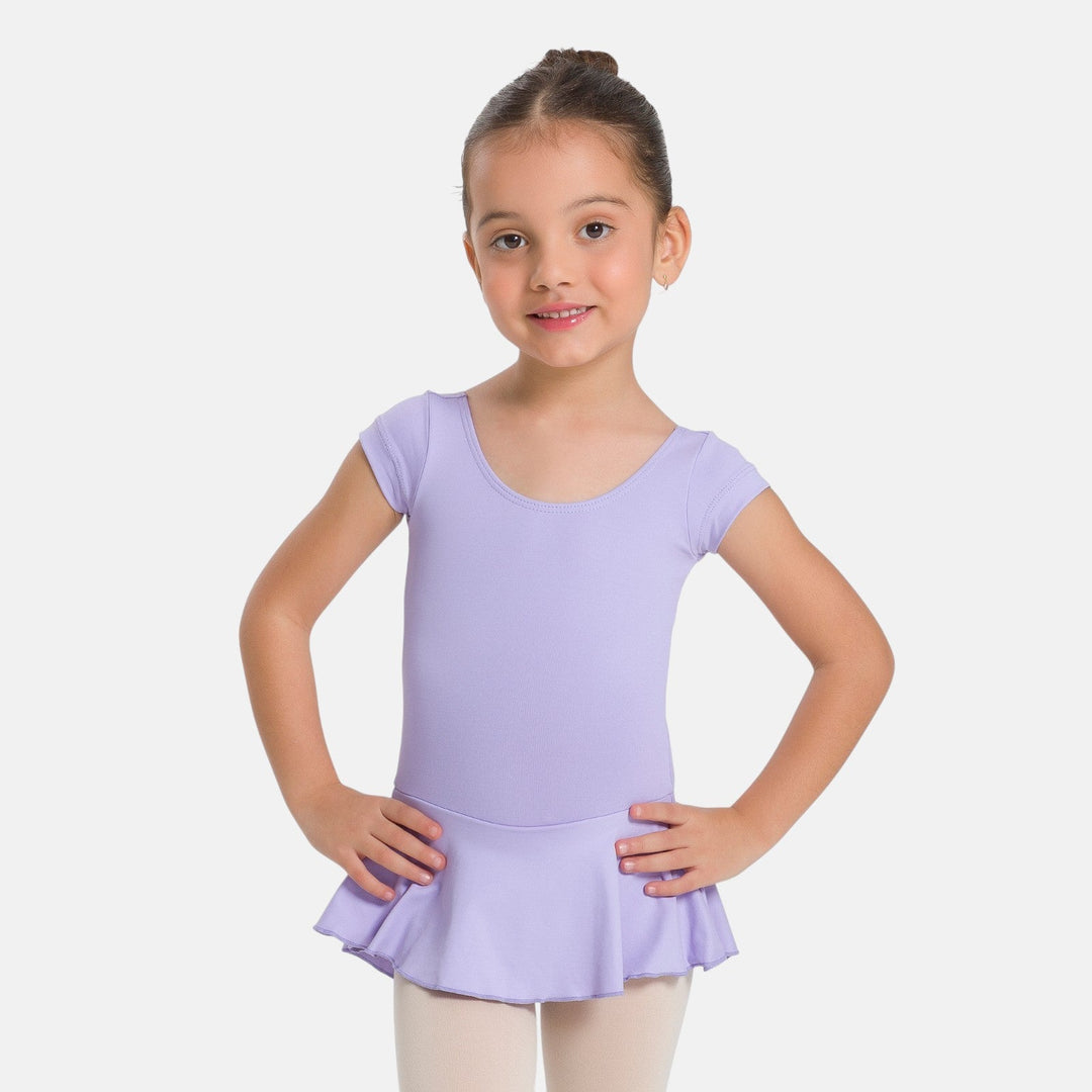 So Danca Christabel Girls Short Sleeve Ballet Dress with Bow