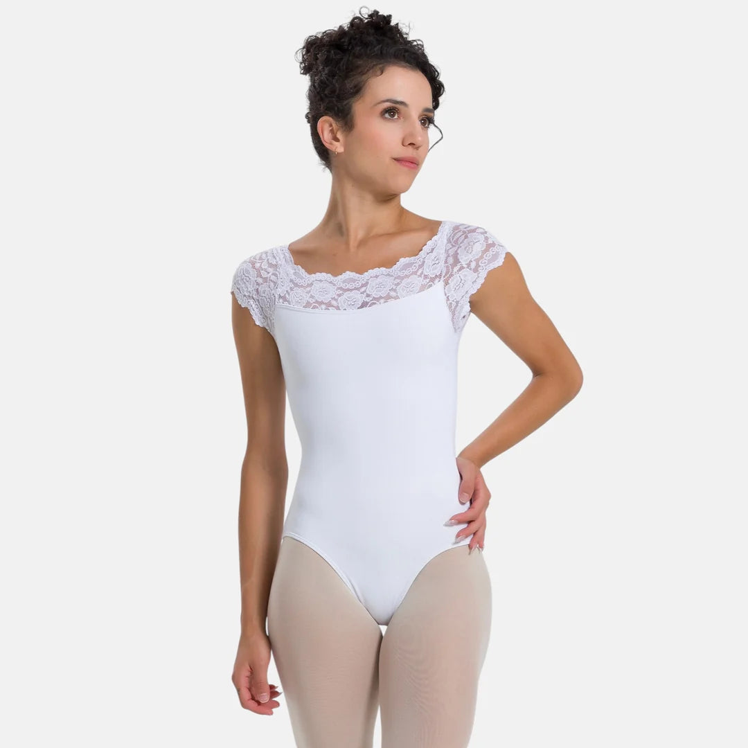 So Danca SL16/17 Cap Sleeve Lace Leotard