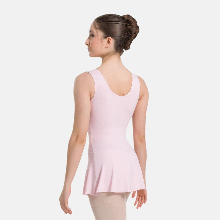 So Danca Keila Adult Tank Leotard Dress with Princess Seams - SL178 - Light Pink