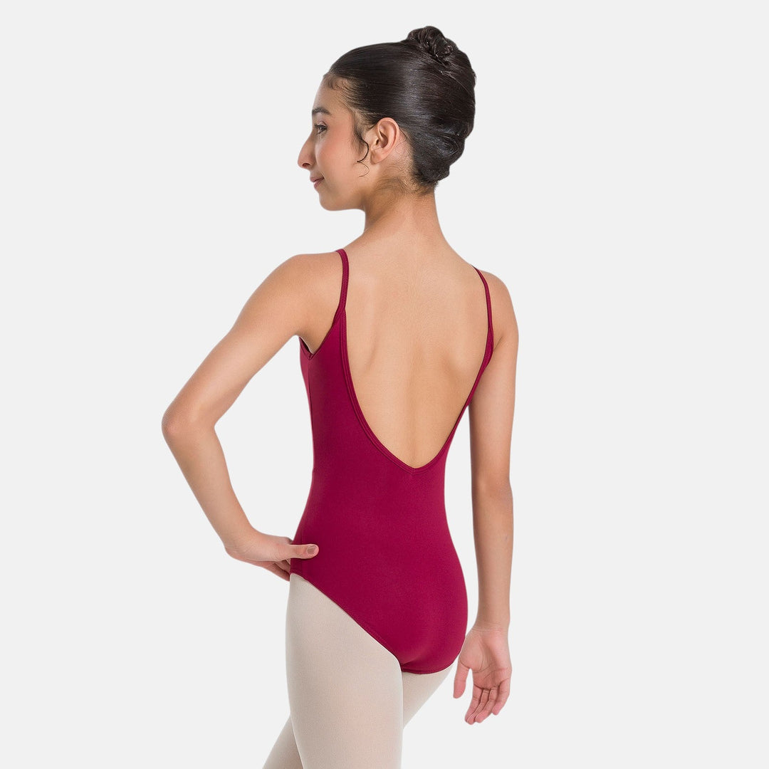 Sissy Child Camisole Leotard with Princess Seams - SL215 - Burgundy