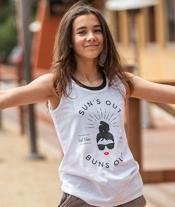 Sun's Out Buns' Out - Girls Tank