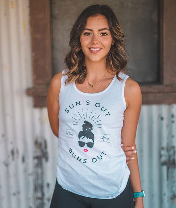 Sun's Out Buns' Out - Girls Tank