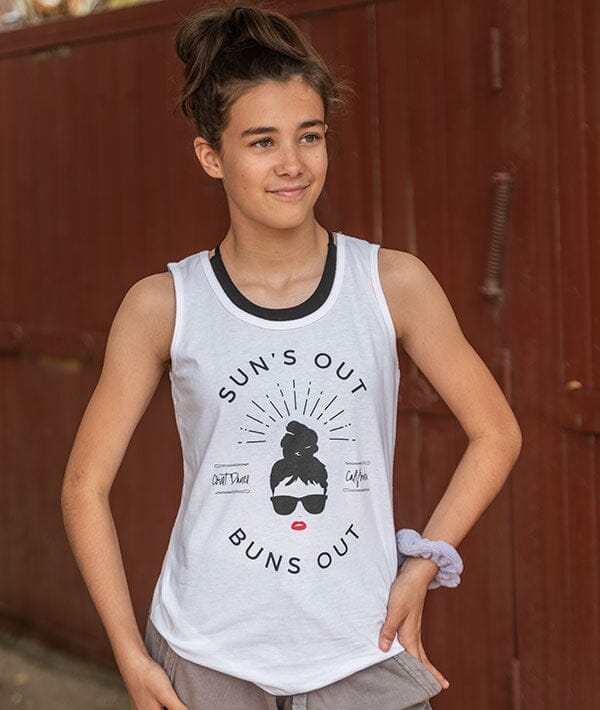 Sun's Out Buns' Out - Girls Tank