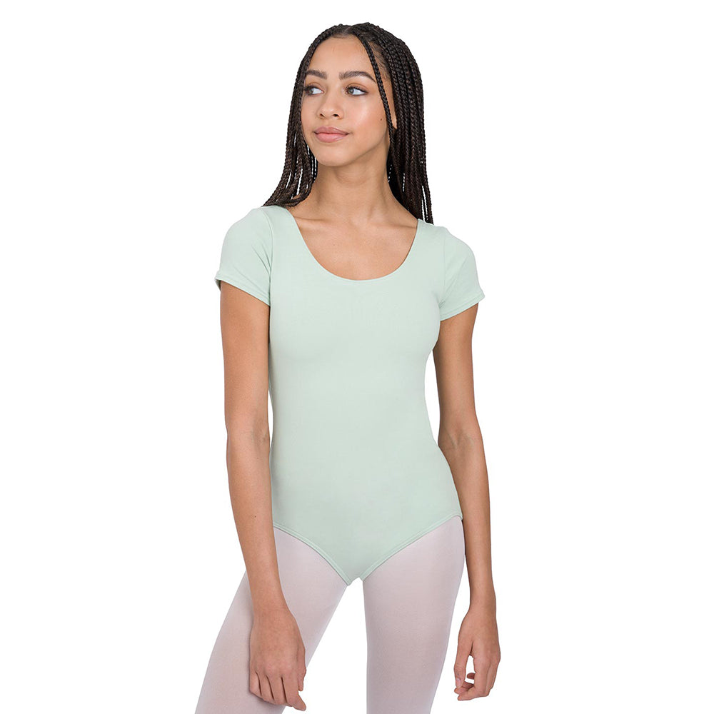 Capezio Short Sleeve Cotton Leotard - Girls