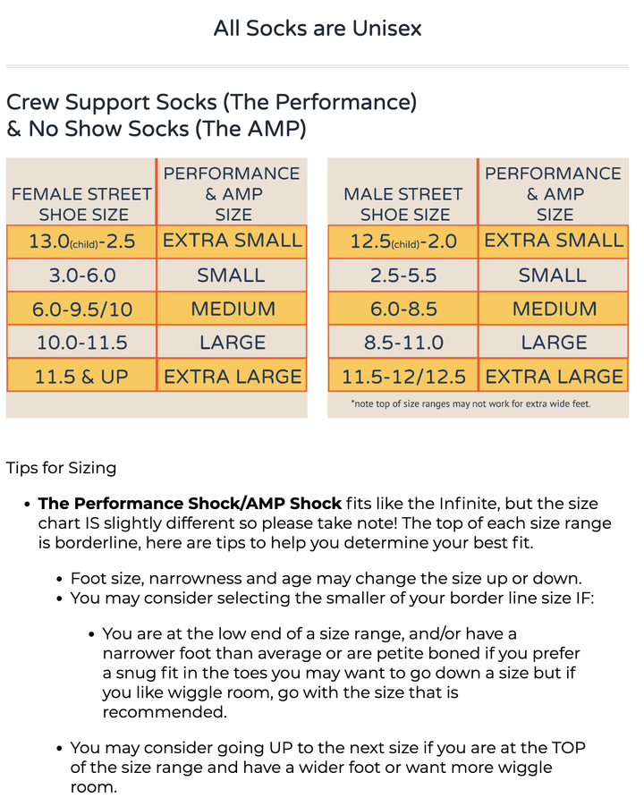 The Performance Shock with Traction - Dance Sock