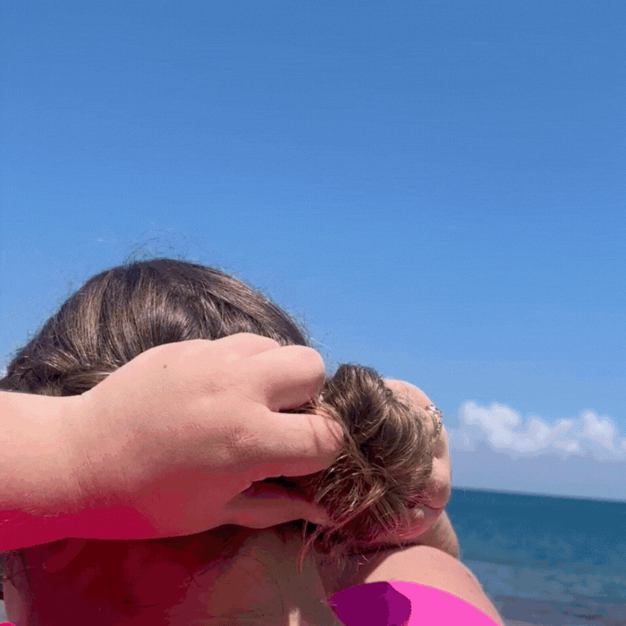 Scrunchie with clip removal video3