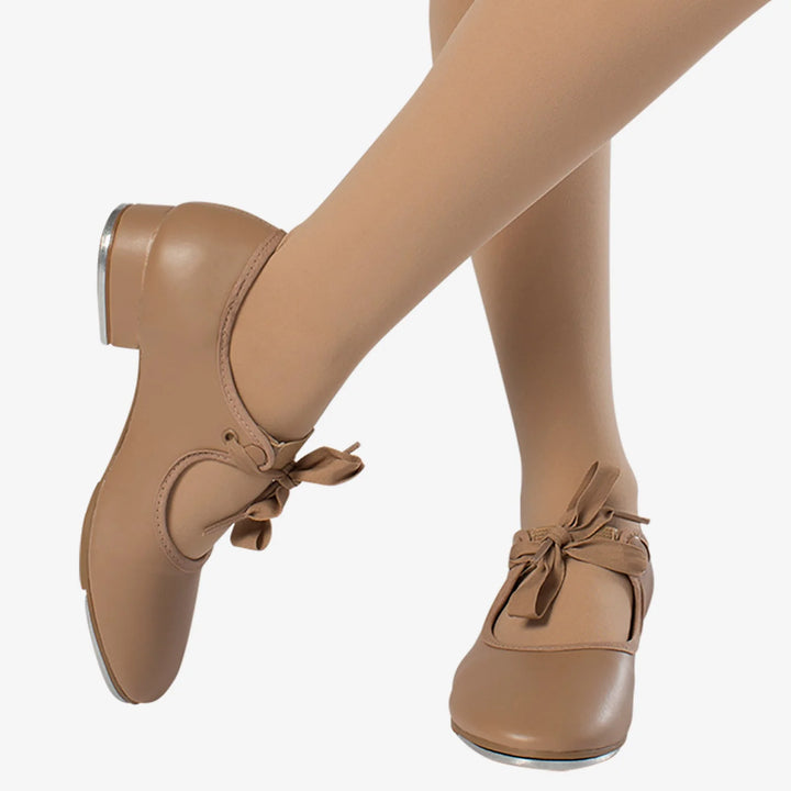 So Danca Snap Buckle Tap Shoe With Ties - Adult