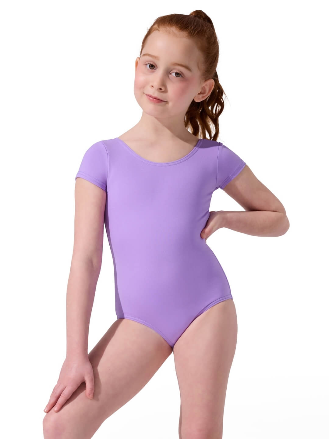 Capezio Team Basics Short Sleeve Leotard - Girls