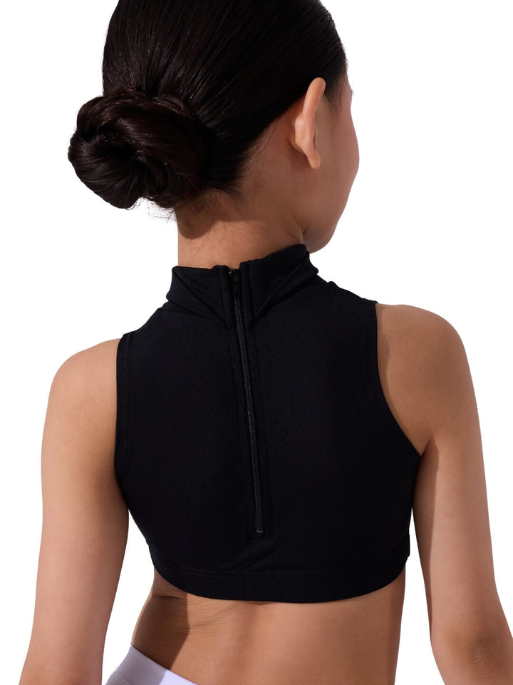 Girls Team Basics Mock Neck Top