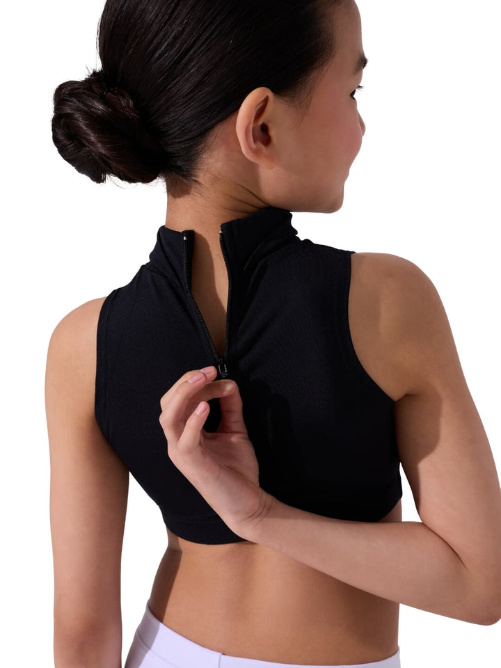 Girls Team Basics Mock Neck Top