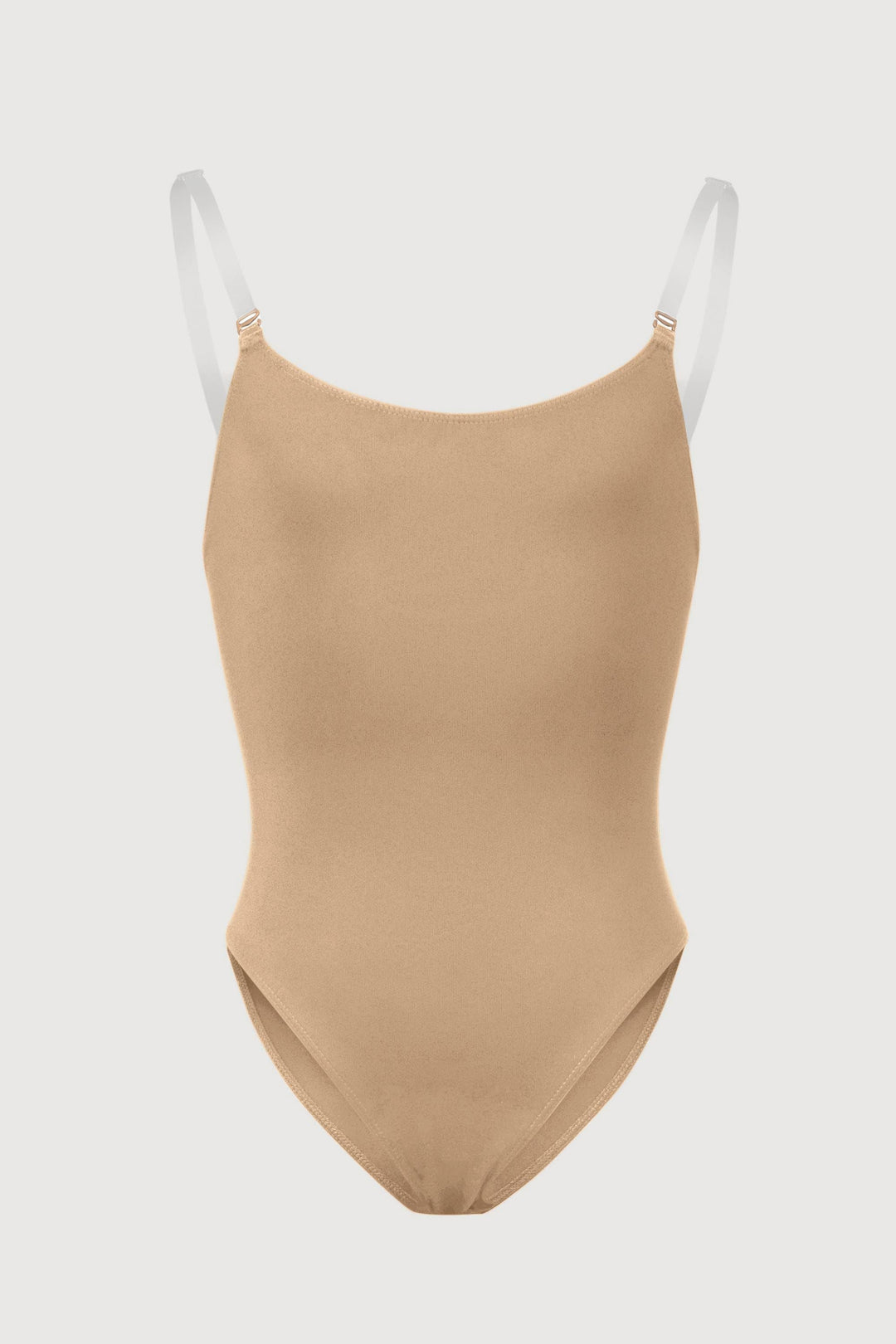 Girls Auva Adjustable Strap Bodysuit - CB3397 - Tan