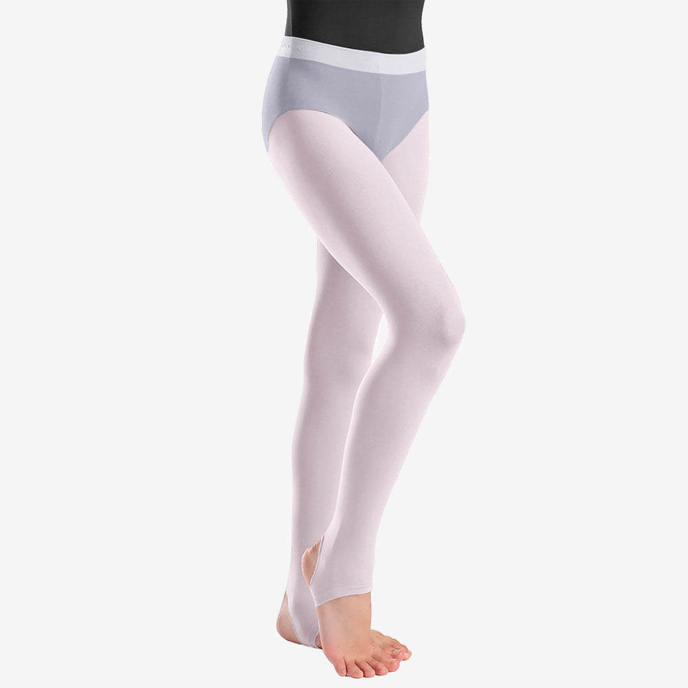 So Danca Girls Stirrup Dance Tight - TS77 - White