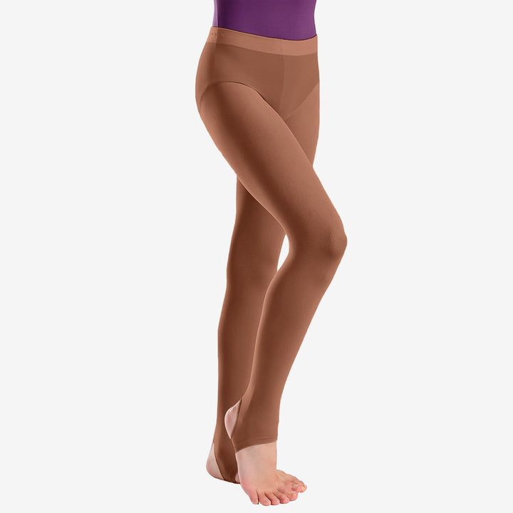 So Danca Girls Stirrup Dance Tight - TS77 - Mocha