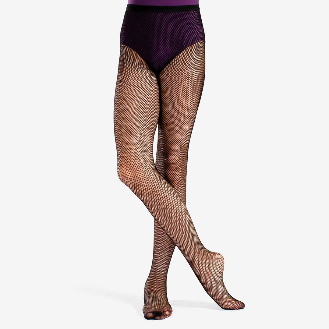 So Danca Girls Fishnet Dance Tight - TS87 - Black