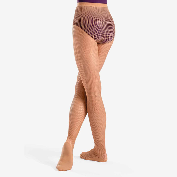 So Danca Girls Fishnet Dance Tight - TS87 - Suntan