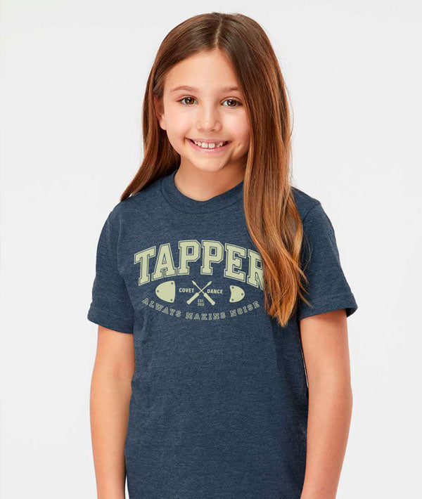 Tapper T shirt on little girl model
