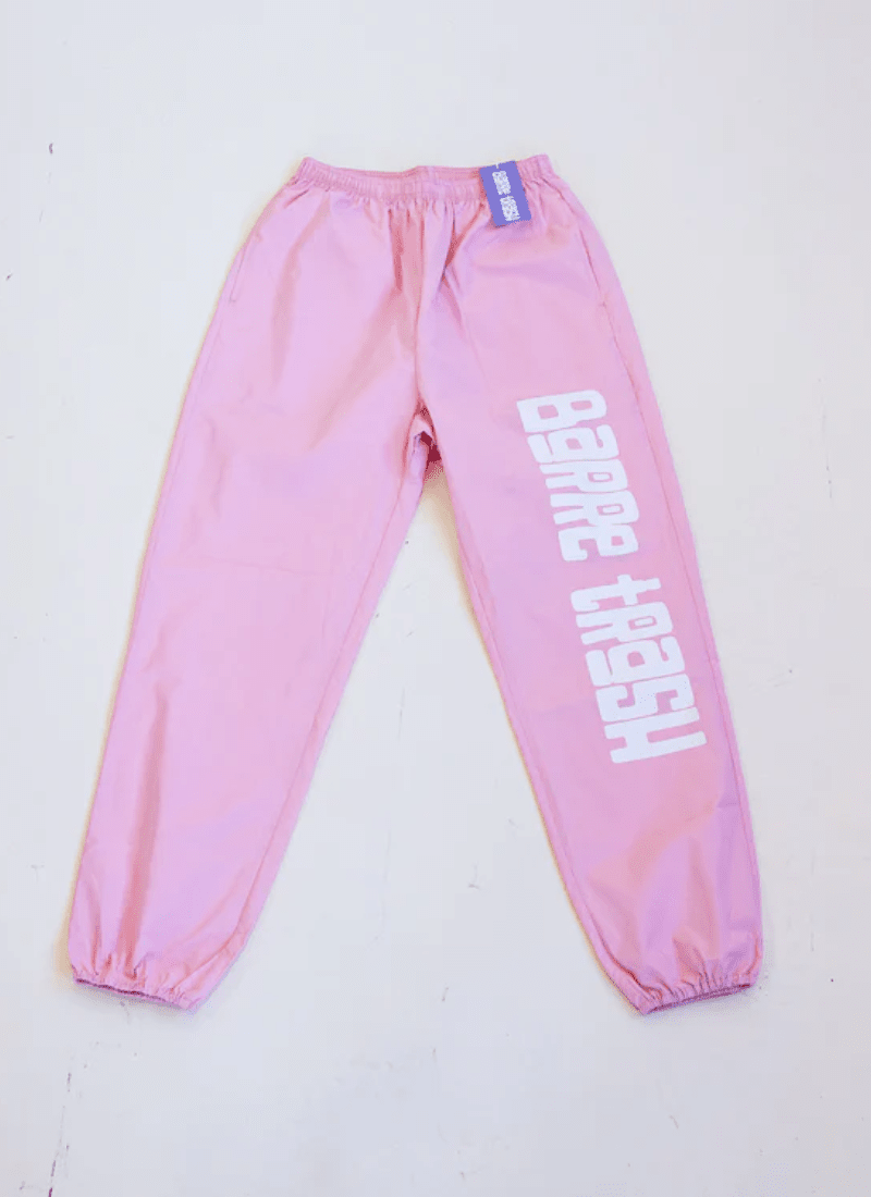 Trash Bag Pants pink 1