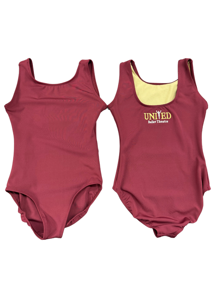 United Ballet Theatre Pre-Ballet & Ballet 1 Tank Leotard W/Logo - Closeout
