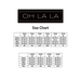 Oh La La Sizing Chart