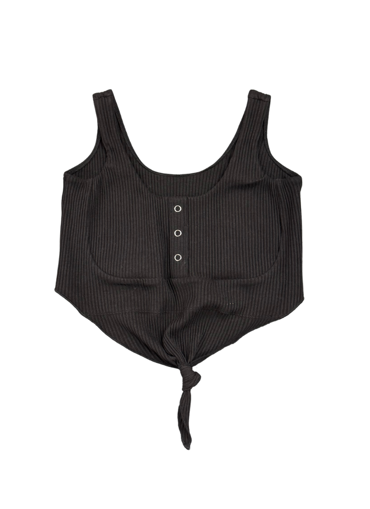 Honeycut Knot-Yet Top Black-Closeout