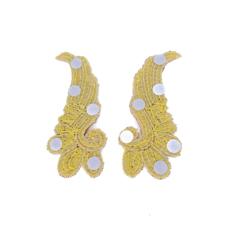 Velcro Sequin Wing Appliques pair back