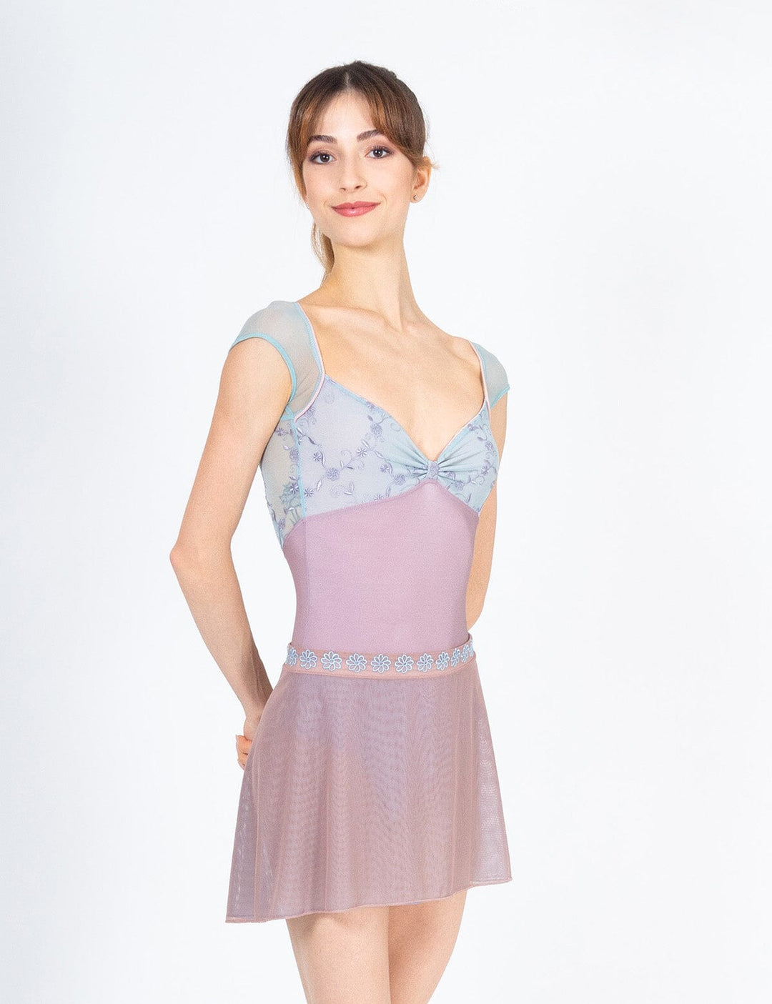 DellaLo Venere CL Cap Sleeve Leotard - front