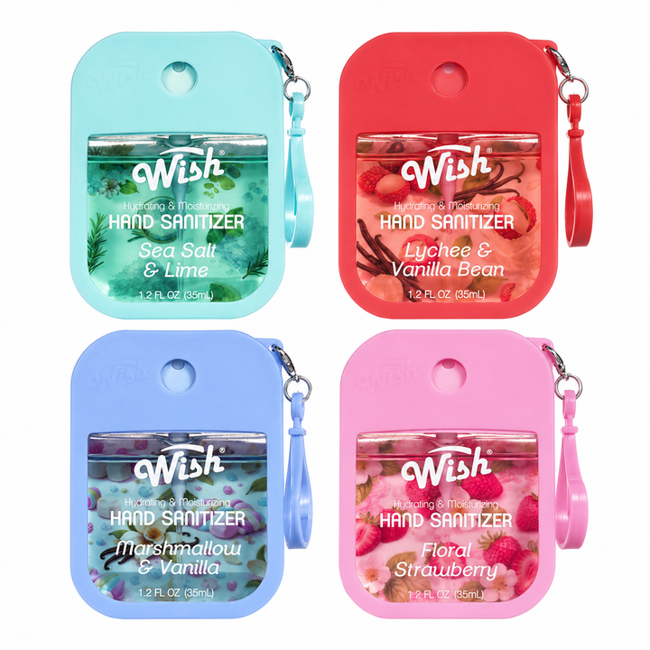 Wish 1.2oz Hand Sanitizer with Silicone Holder
