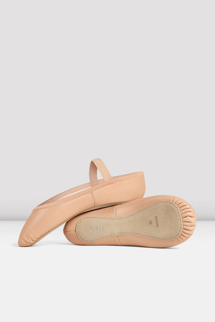 Childrens Giselle Leather Ballet Shoes - BLOCH Dance US