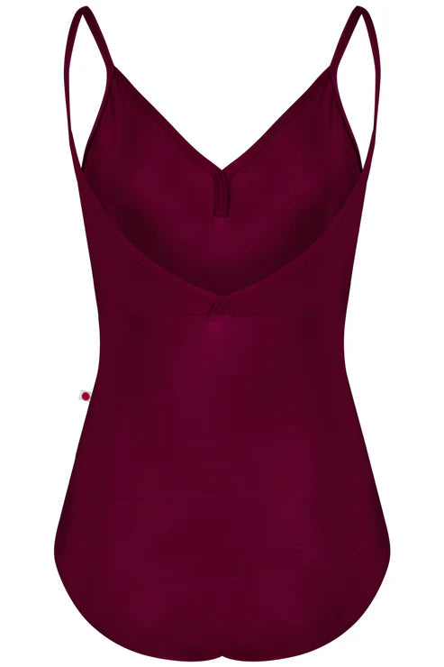 Yumiko Daria Classic Camisole Leotard burgundy back