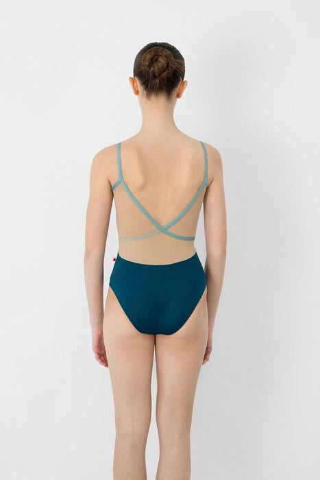 Yumiko FW23-07 Fiona Mesh Camisole Leotard - Back