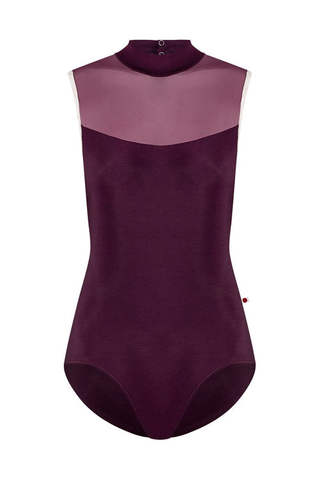 Yumiko SS24-13 Camila Mock Neck Leotard - Front