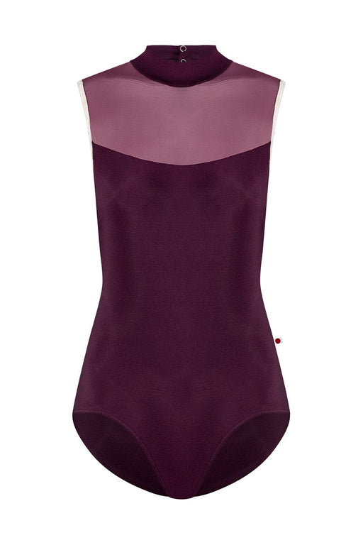 Yumiko SS24-13 Camila Mock Neck Leotard - Front