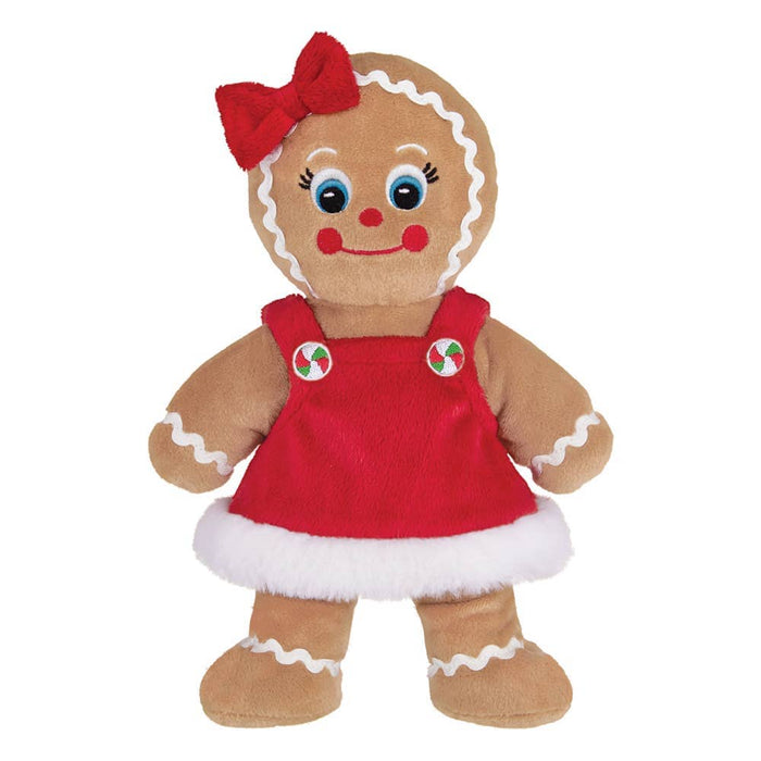 Holly Ginger Gingerbread Girl Christmas Plush
