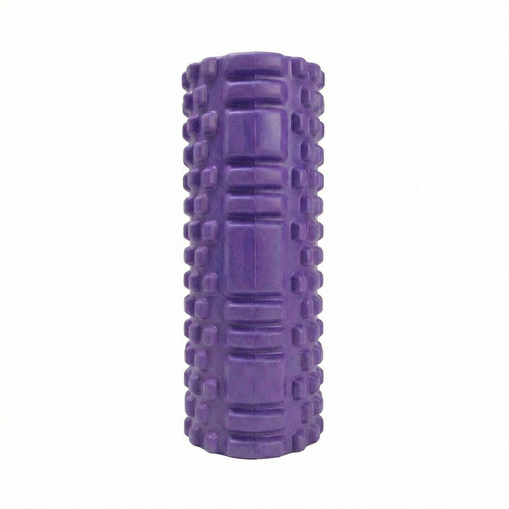 2-PC Textured Foam Roller for Deep Tissue Muscle Recovery and Mobility: Black / One Size Fits Most