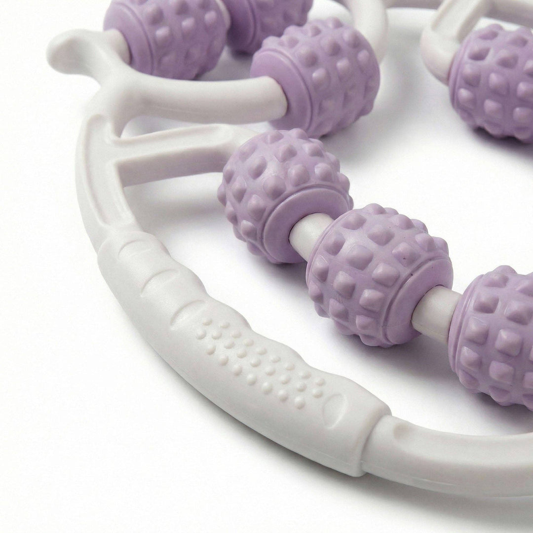 2-PC Handheld Muscle Roller Massager for Deep Tissue Relief: Green / One Size Fits Most