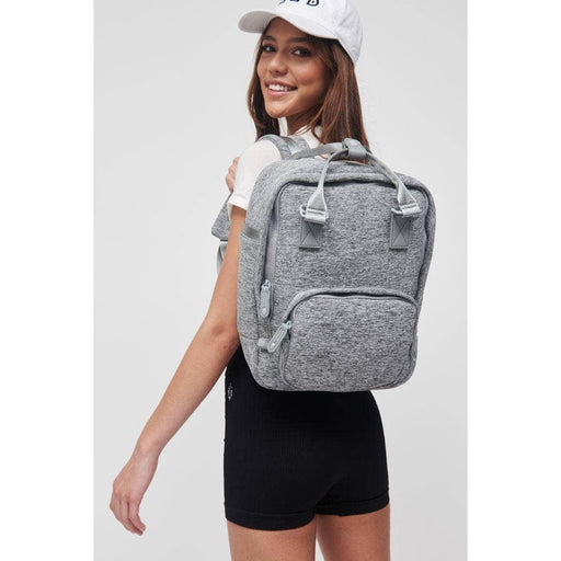 Iconic Neoprene Backpack - Heather Grey